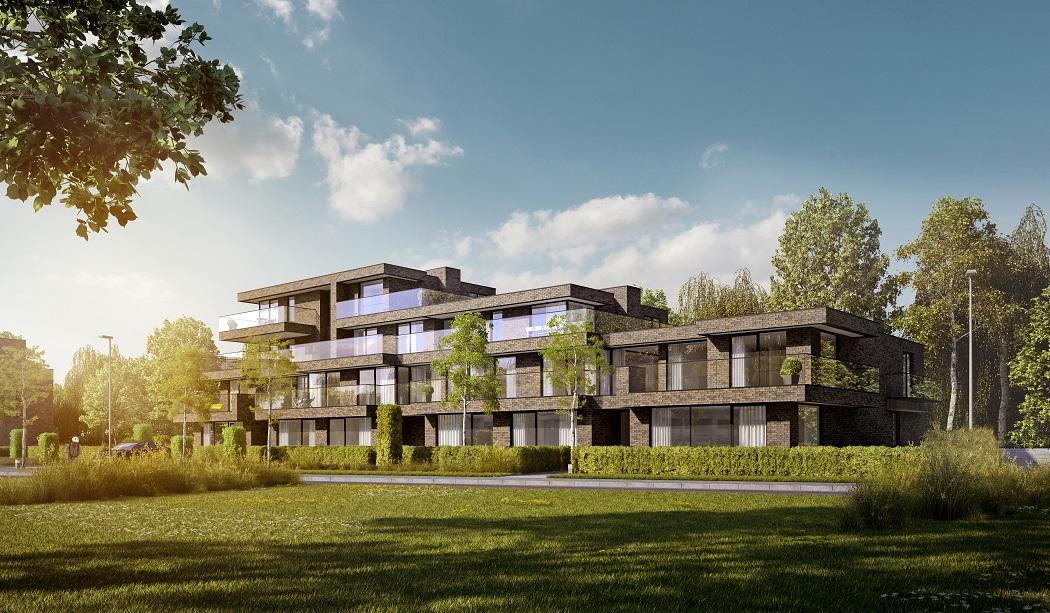 Voorgevel appartementen residentie \\\'t leeuwke